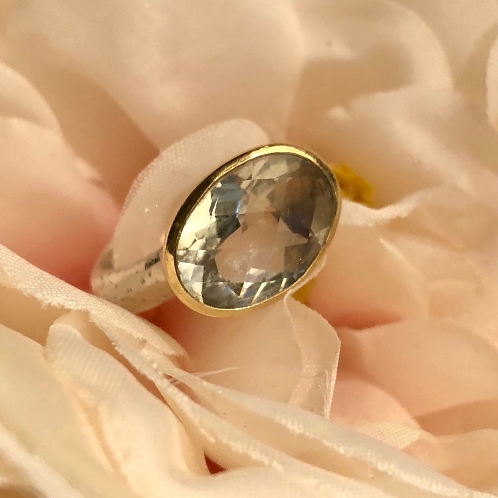 Sundance Catalog Brilliance Green Amethyst Ring